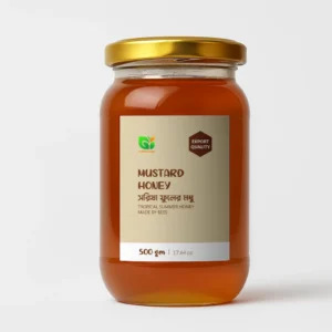 সরিষা মধু ৫০০ গ্রাম কাচের জার